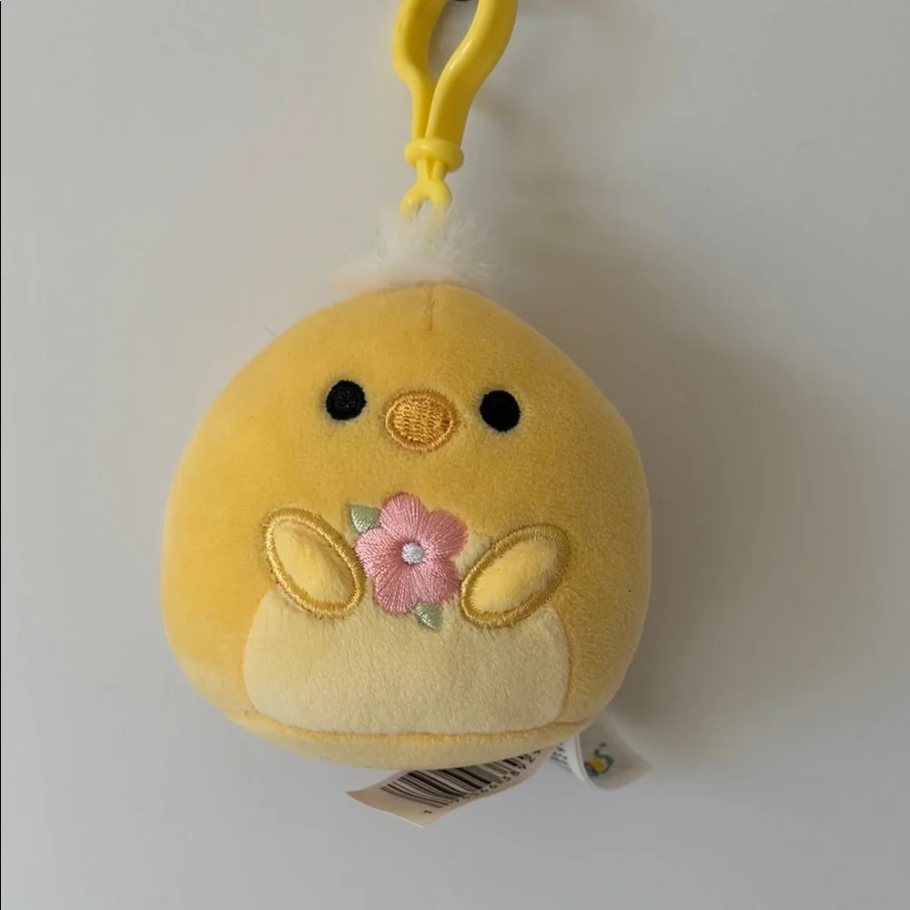 Triston the Easter Chick clip- on Squishmallows